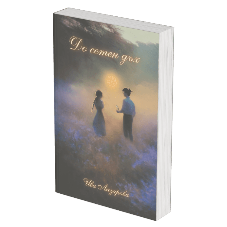 Корица на историческия роман „До сетен дъх“ от Ива Лазарова